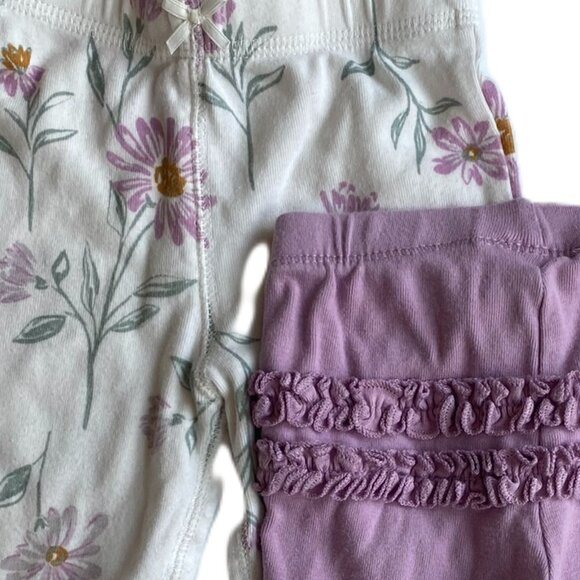 🪻3/$15 Outfit Bundle | Baby Girl Leggings S/2 - Picture 5 of 6